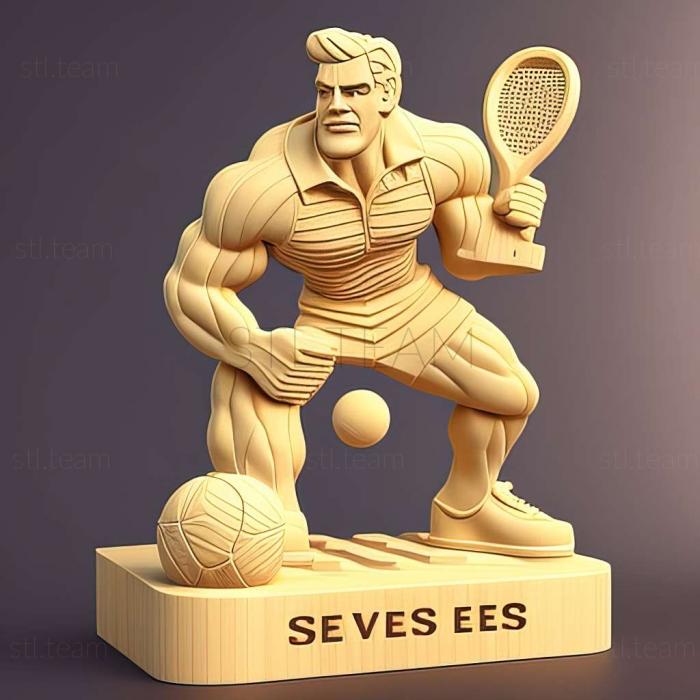 3D model SEGA Superstars Tennis game (STL)